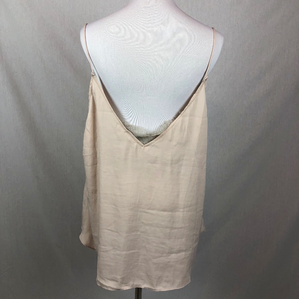 NEW Free People Sweetest V Deep Cami beige - Picture 5 of 7